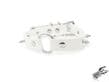White Faux Leather Studded O Ring Choker